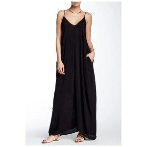 LOVESTITCH Plus Size Black Gauze Maxi Dress  - 1X/2X NWT